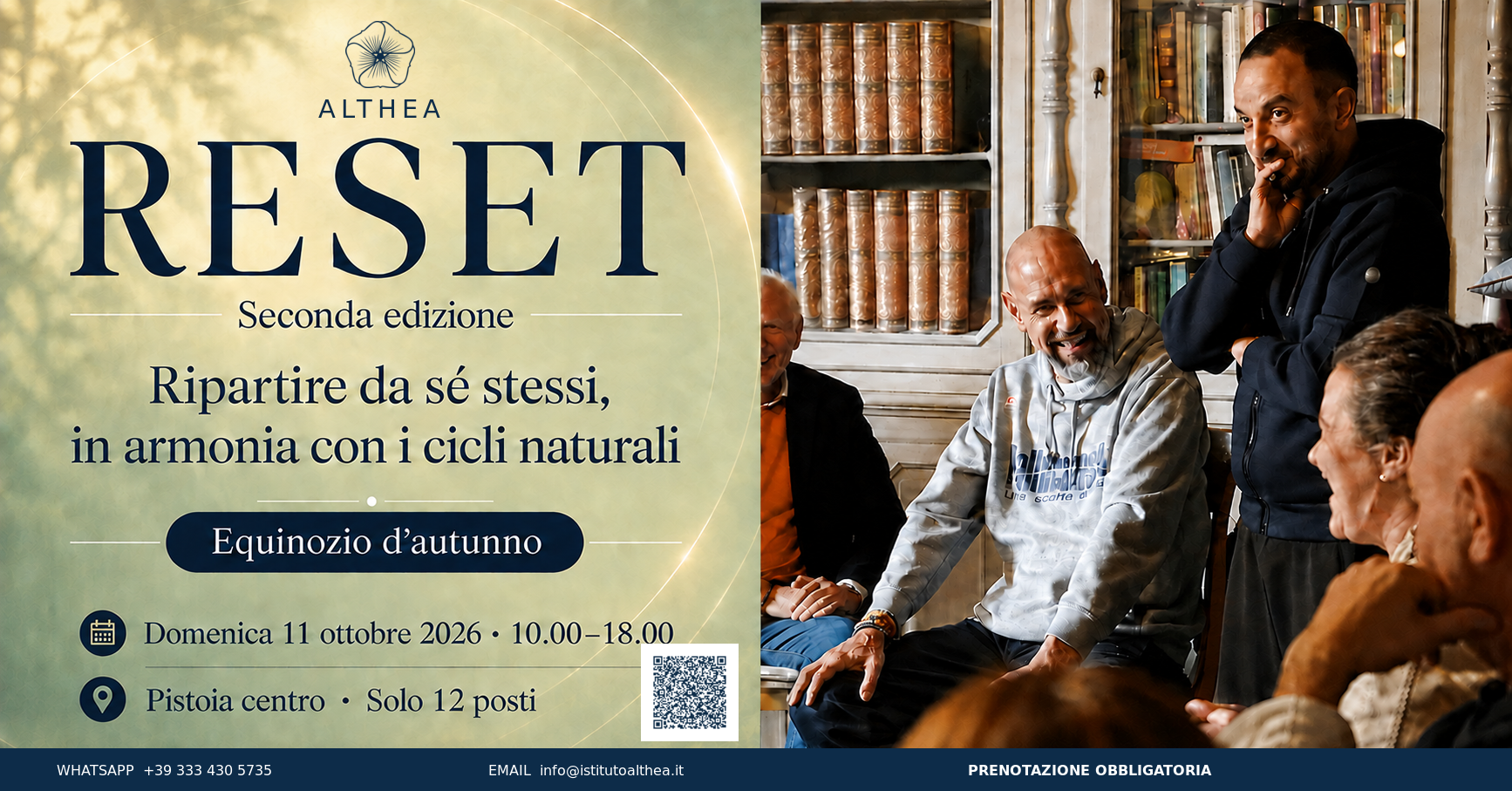 Locandina RESET – Seconda edizione: ripartire da sé in armonia con i cicli naturali